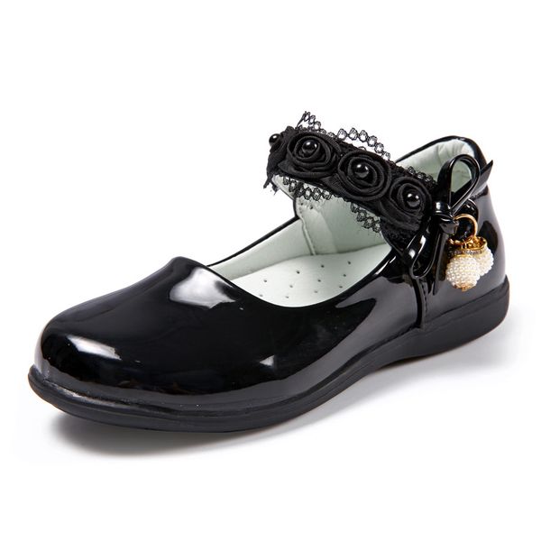 school shoes for girls children' black casual leather autumn red pink kids girls flower bowtie princess shoes 3-12 years old, Black;grey
school shoes for girls children' black casual leather autumn red pink kids girls flower bowtie princess shoes 3-12 years old, Black;grey