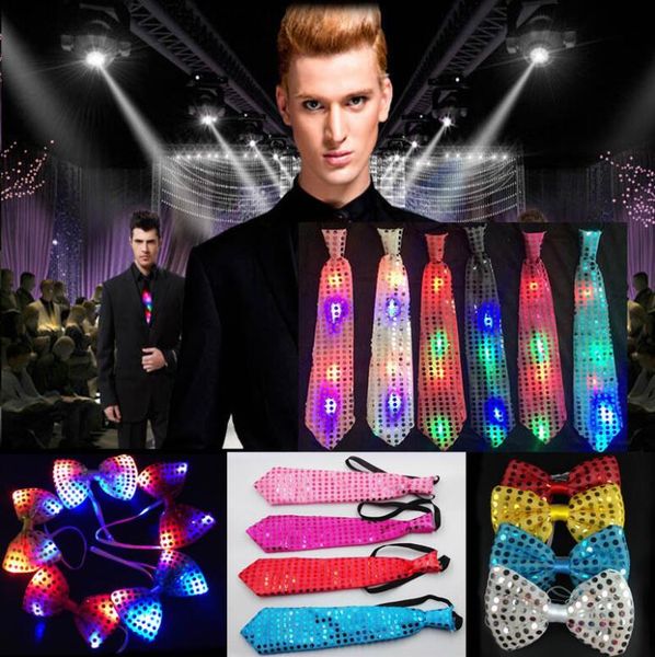 sequins led neck tie glow bow tie blinking ties birthday party supplies wedding favors dancing stage halloween christmas cheer prop
sequins led neck tie glow bow tie blinking ties birthday party supplies wedding favors dancing stage halloween christmas cheer prop