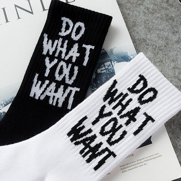 harajuku men letter white patterned socks do what you want hip hop hipster letter skateboard socks cotton fashion crew, Black
harajuku men letter white patterned socks do what you want hip hop hipster letter skateboard socks cotton fashion crew, Black