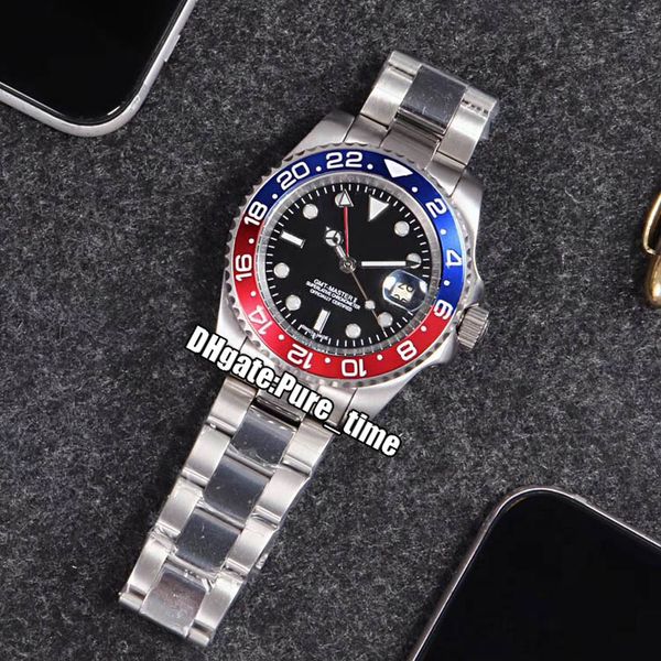 new gmt ii 126710blro-0001 black dial automatic mens watch sapphire blue/red cola ceramic bezel two tone pvd black steel band watches, Slivery;brown
new gmt ii 126710blro-0001 black dial automatic mens watch sapphire blue/red cola ceramic bezel two tone pvd black steel band watches, Slivery;brown