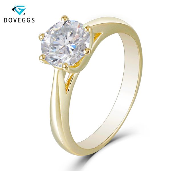 doveggs 14k 585 yellow gold solitaire ring 1ct carat 6.5mm f color moissanite diamond engagement rings for women wedding t200701, Slivery;golden
doveggs 14k 585 yellow gold solitaire ring 1ct carat 6.5mm f color moissanite diamond engagement rings for women wedding t200701, Slivery;golden