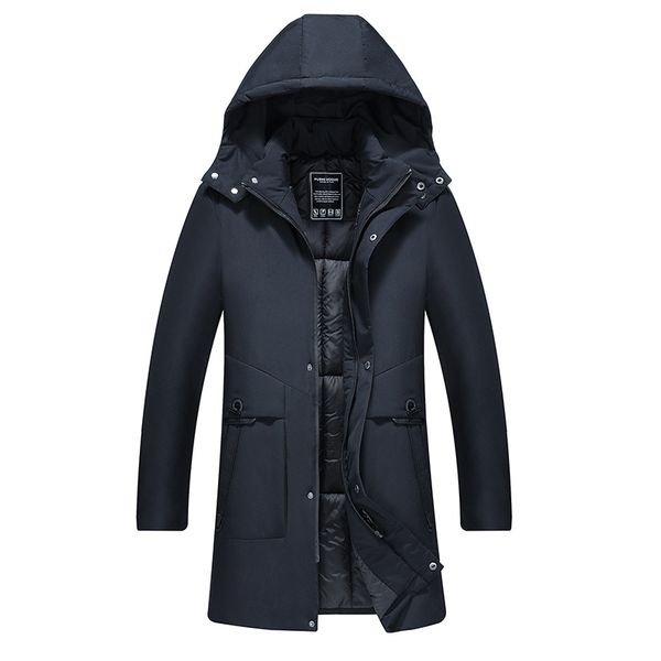 1915 new middle-aged men's overcoat winter clothing plus size thickened medium long cotton padded parkas down cotton jacket, Black
1915 new middle-aged men's overcoat winter clothing plus size thickened medium long cotton padded parkas down cotton jacket, Black