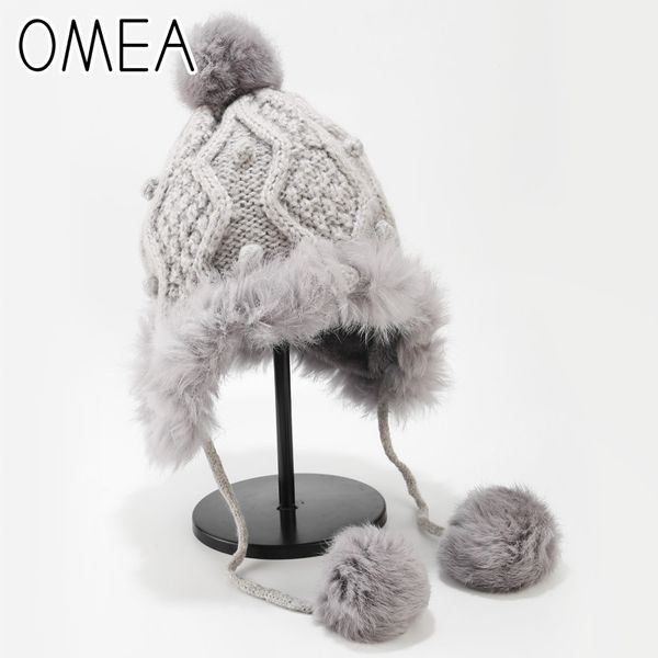 omea женщины hat зима прекрасный ангора меховой шапке с помпонами открытый бомбардировщик ушанка утолщаются трикотажные русского уха заслонк, Blue;gray
omea женщины hat зима прекрасный ангора меховой шапке с помпонами открытый бомбардировщик ушанка утолщаются трикотажные русского уха заслонк, Blue;gray