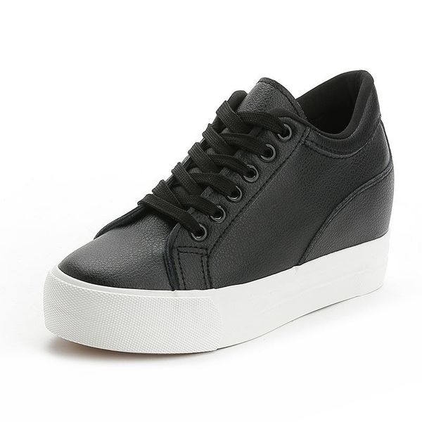 2018 women breathable sneakers increased platform casual footwear leisure leather white women's vulcanize shoes mx200425, Black
2018 women breathable sneakers increased platform casual footwear leisure leather white women's vulcanize shoes mx200425, Black