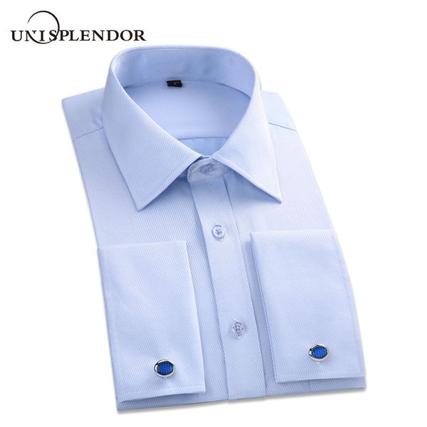 2019 french cufflinks men dress shirts business wedding party men's clothing solid striped man casual shirt cotton -5xl yn10387, White;black
2019 french cufflinks men dress shirts business wedding party men's clothing solid striped man casual shirt cotton -5xl yn10387, White;black