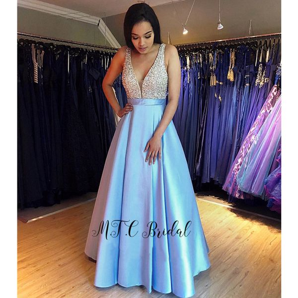 glitter mint blue beads evening dress v neck a line backless charming long formal dresses 2019 custom made arabic prom gowns, White;black
glitter mint blue beads evening dress v neck a line backless charming long formal dresses 2019 custom made arabic prom gowns, White;black