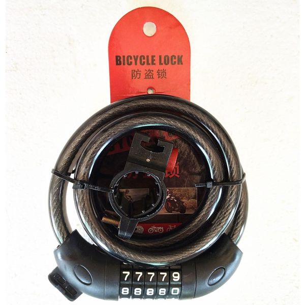 1200mm x 12mm bike lock 5 digit code combination bicycle security lock steel cable spiral bike cycling bicycle lock bike locks
1200mm x 12mm bike lock 5 digit code combination bicycle security lock steel cable spiral bike cycling bicycle lock bike locks