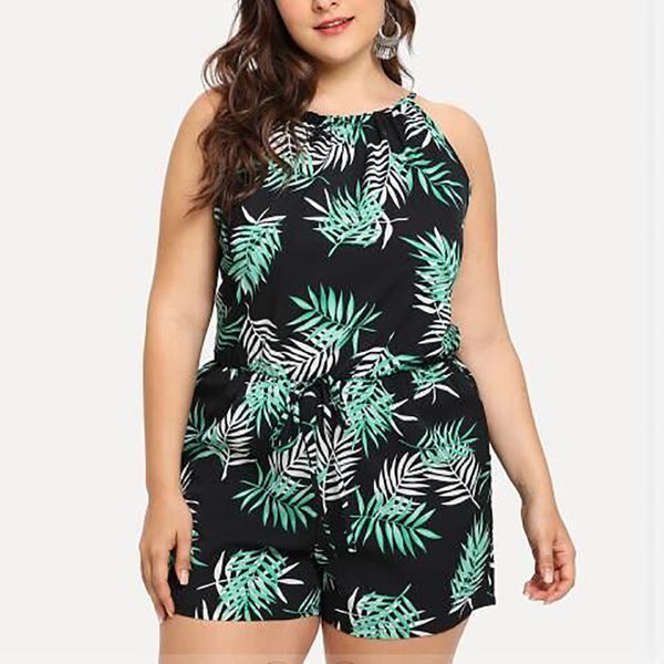 women plus size printed sleeveless o-neck rompers short jumpsuits rompers 5 women overalls jumpsuit romper #0314, Black;white
women plus size printed sleeveless o-neck rompers short jumpsuits rompers 5 women overalls jumpsuit romper #0314, Black;white