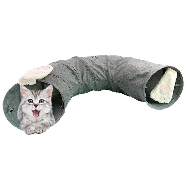pet cats kitten foldable sound paper 3 holes tunnel nests interactive play toy 2020 small animal supplies
pet cats kitten foldable sound paper 3 holes tunnel nests interactive play toy 2020 small animal supplies