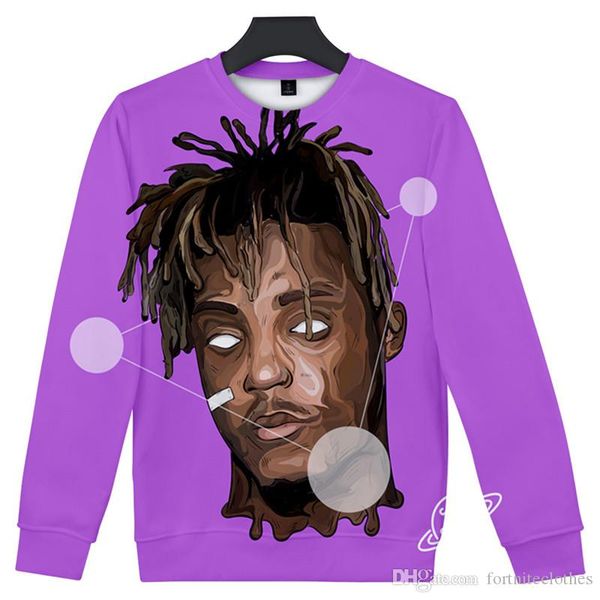 mens designer hoodies juice wrld american famous rapper 3d printed sweatshirts hiphop mens crew neck, Black
mens designer hoodies juice wrld american famous rapper 3d printed sweatshirts hiphop mens crew neck, Black