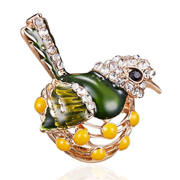 metal brooches women's cartoon cute bird crystal semi-precious brooch trendy personality classic daily accessories birthday gift, Gray
metal brooches women's cartoon cute bird crystal semi-precious brooch trendy personality classic daily accessories birthday gift, Gray