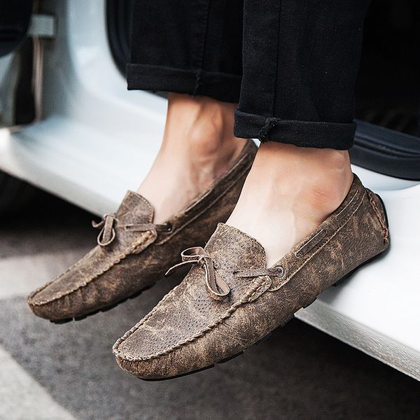 men loafers classic shoes slip on moccasins loafers casual genuine leather business shoes gentlemen flats slip on zapatos hombre, Black
men loafers classic shoes slip on moccasins loafers casual genuine leather business shoes gentlemen flats slip on zapatos hombre, Black