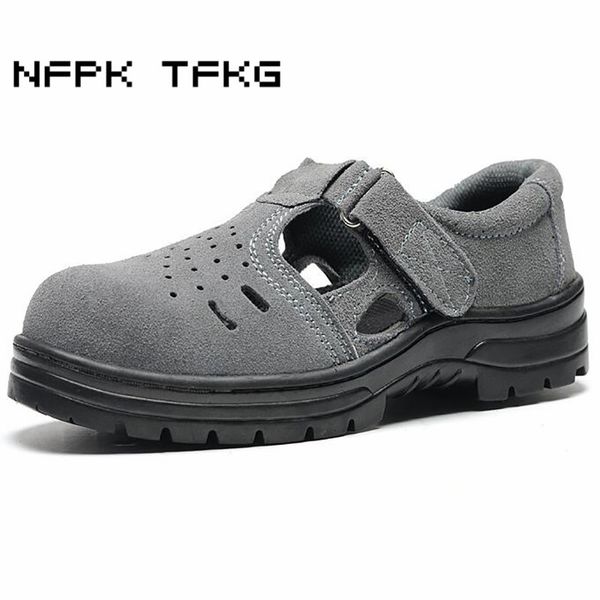 new fashion big size men breathable steel toe caps working safety summer shoes platform soft leather tooling security sandals, Black
new fashion big size men breathable steel toe caps working safety summer shoes platform soft leather tooling security sandals, Black