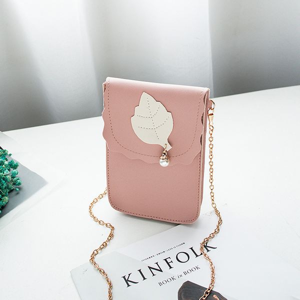 leaf decoration women's bag new korean fashion simple women's bag shoulder slant change mobile phone
leaf decoration women's bag new korean fashion simple women's bag shoulder slant change mobile phone