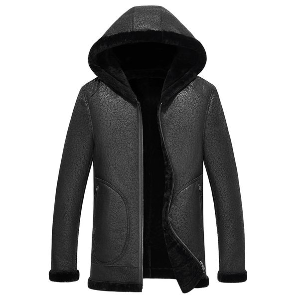 winter genuine leather jackets for men black sheepskin pilot jacket and coats warm flight suit 2018 new 4xl
winter genuine leather jackets for men black sheepskin pilot jacket and coats warm flight suit 2018 new 4xl