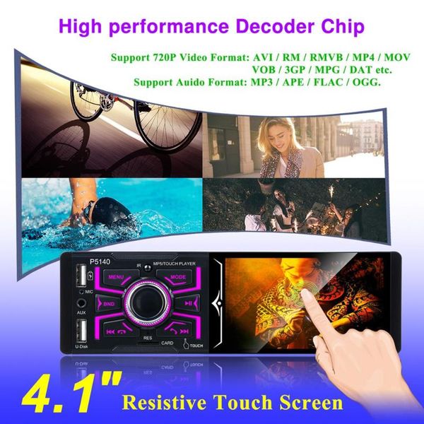 4.1 inch car stereo mp5 player bt rds am/fm radio usb aux digital media receiver automotive mp5 player plasti bt function car
4.1 inch car stereo mp5 player bt rds am/fm radio usb aux digital media receiver automotive mp5 player plasti bt function car