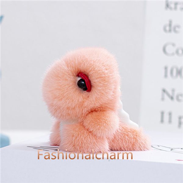real genuine fur dinosaur toy pompom ball bag charm keychain pendant kids gift, Silver
real genuine fur dinosaur toy pompom ball bag charm keychain pendant kids gift, Silver