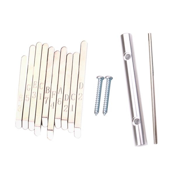10 pieces musical steel keys for kalimba percussion instrument parts accessories
10 pieces musical steel keys for kalimba percussion instrument parts accessories