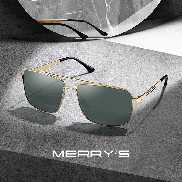 merrys men fashion rectangle sunglasses aviation frame hd polarized sun glasses for men driving uv400 protection s8280, White;black
merrys men fashion rectangle sunglasses aviation frame hd polarized sun glasses for men driving uv400 protection s8280, White;black