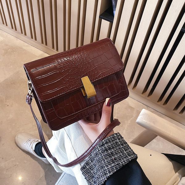 2020 ladies new korean fashion crossbody bag female wild crocodile pattern pu female bag small fragrance women
2020 ladies new korean fashion crossbody bag female wild crocodile pattern pu female bag small fragrance women