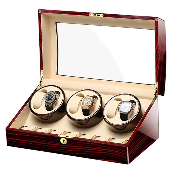 automatic watch winder box mechanical watch winding boxes box silent electronic motor for eu/au/uk/us plug, Black;blue
automatic watch winder box mechanical watch winding boxes box silent electronic motor for eu/au/uk/us plug, Black;blue