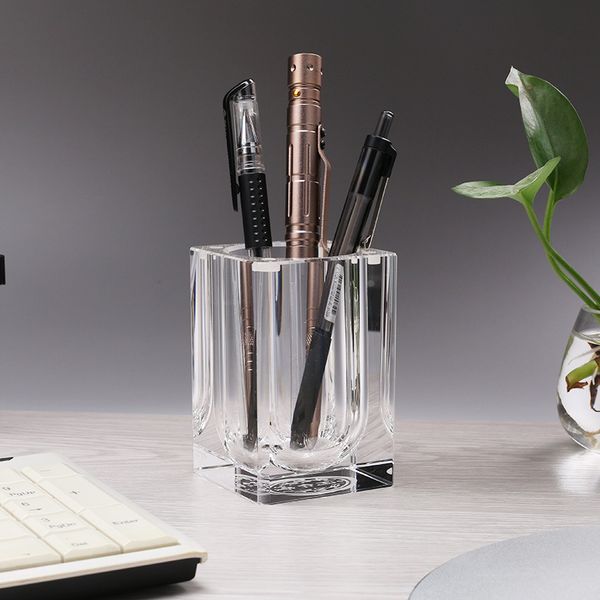 pen holder creative student stationery desksquare desk multifunction storage box crystal pen container brush pot office supplies
pen holder creative student stationery desksquare desk multifunction storage box crystal pen container brush pot office supplies