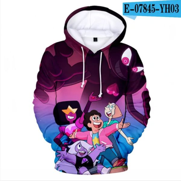 2020 смешные 3d печать мужчины / женщины дети аниме уличная steven universe толстовки моды толстовки kpop мальчиков / девочек пуловеры, Black
2020 смешные 3d печать мужчины / женщины дети аниме уличная steven universe толстовки моды толстовки kpop мальчиков / девочек пуловеры, Black
