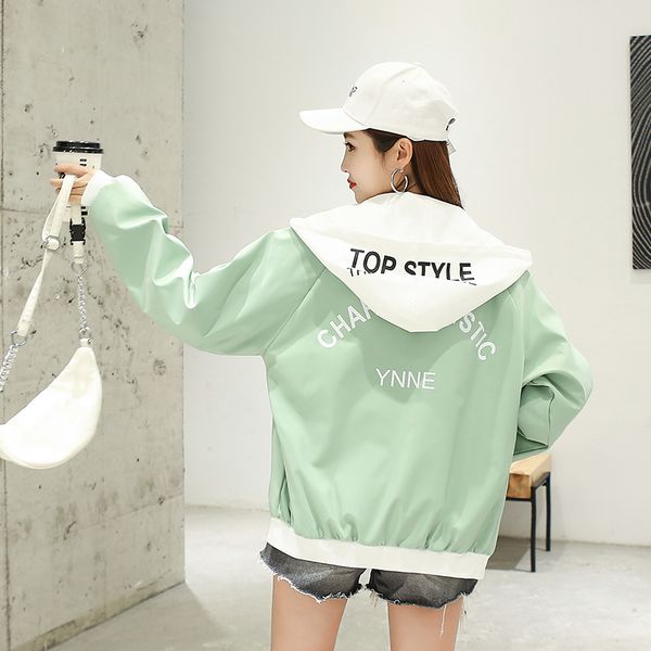 2019 brand clothing women jacket hooded girl's baseball coats harajuku zipper female jackets letter printed outerwear clothes, Black;brown
2019 brand clothing women jacket hooded girl's baseball coats harajuku zipper female jackets letter printed outerwear clothes, Black;brown