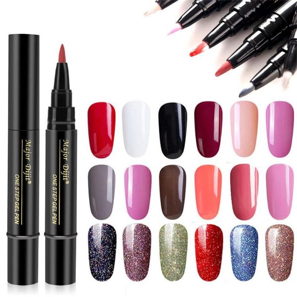 1pc 3 in 1 step nail gel painting varnish pen one step nail art to use uv permanent gel manicure nails lacquer polish, Red;pink
1pc 3 in 1 step nail gel painting varnish pen one step nail art to use uv permanent gel manicure nails lacquer polish, Red;pink