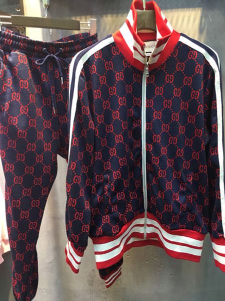 italy gg version men's sportswear basket color and red fabric men's sports suit running fashion gg pattern ing, Gray
italy gg version men's sportswear basket color and red fabric men's sports suit running fashion gg pattern ing, Gray