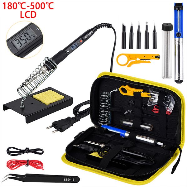 wmore electric soldering iron kit lcd temperature adjustable 80w 110v 220v welding solder repair tool kits soldering irons tips
wmore electric soldering iron kit lcd temperature adjustable 80w 110v 220v welding solder repair tool kits soldering irons tips
