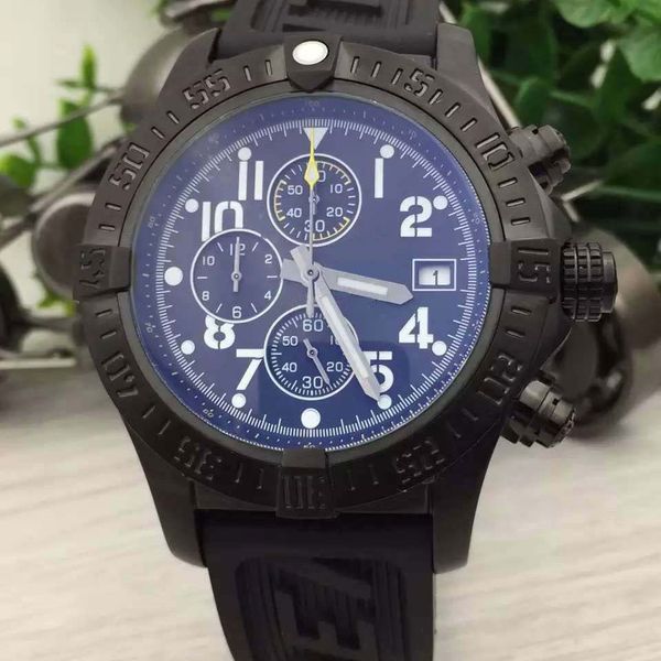 br1884 super avenger ii black dial quartz chronograph mens watches rubber band watch outdoor wristwatches with arabic numeral hour markers, Slivery;brown
br1884 super avenger ii black dial quartz chronograph mens watches rubber band watch outdoor wristwatches with arabic numeral hour markers, Slivery;brown
