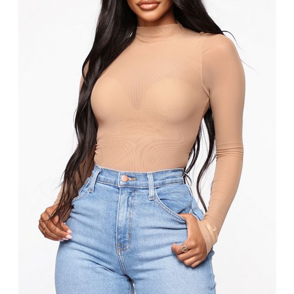 new women long sleeve sheer bodysuit bodycon romper leotard blouse black mesh party clubwear fashion clothes, Black;white
new women long sleeve sheer bodysuit bodycon romper leotard blouse black mesh party clubwear fashion clothes, Black;white