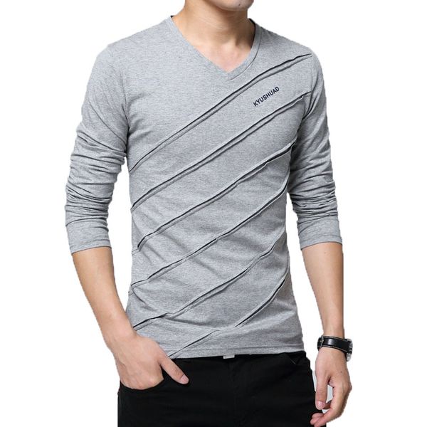2018 men t-shirt v-neck long sleeve men stripe designer t-shirt slim fit loose casual cotton t shirt male & tees size m-5xl, White;black
2018 men t-shirt v-neck long sleeve men stripe designer t-shirt slim fit loose casual cotton t shirt male & tees size m-5xl, White;black