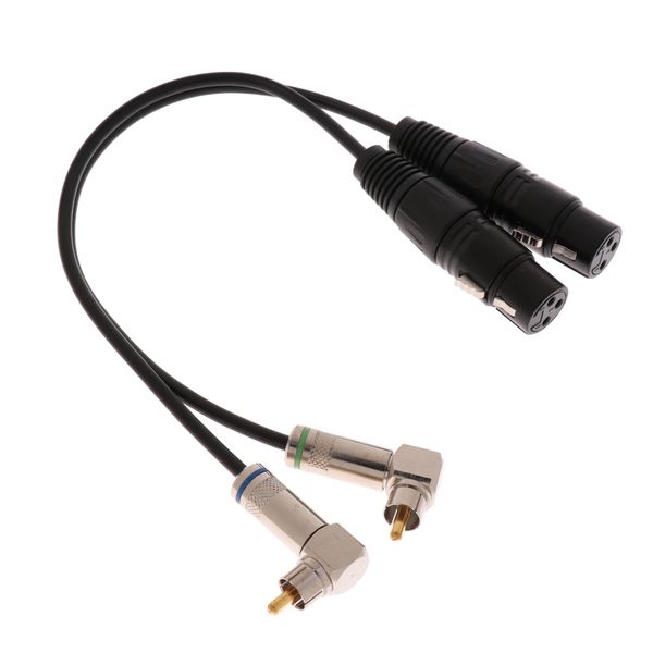 dual xlr female to dual rca elbow male audio splitter patch y cable adapter
dual xlr female to dual rca elbow male audio splitter patch y cable adapter