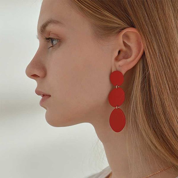 trendy irregular different size round drop earrings for women minimalist exaggeration long statement earrings christmas jewelry, Silver
trendy irregular different size round drop earrings for women minimalist exaggeration long statement earrings christmas jewelry, Silver