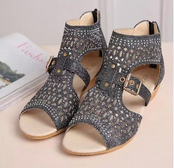 high heel sandal women sandal retro wedges gladiator shoes woman shoes hollow leather summer casual womens sandals, Black
high heel sandal women sandal retro wedges gladiator shoes woman shoes hollow leather summer casual womens sandals, Black