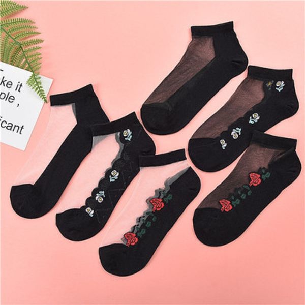 women spring and summer cotton bottom socks crystal silk female non-slip boat socks sweat-absorbent breathable socks, Black;white
women spring and summer cotton bottom socks crystal silk female non-slip boat socks sweat-absorbent breathable socks, Black;white