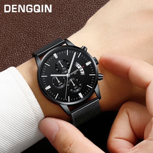dengqin fashion luxury men watch business simple stainless steel dial band mens clock quartz wrist watches zegarek, Slivery;brown
dengqin fashion luxury men watch business simple stainless steel dial band mens clock quartz wrist watches zegarek, Slivery;brown