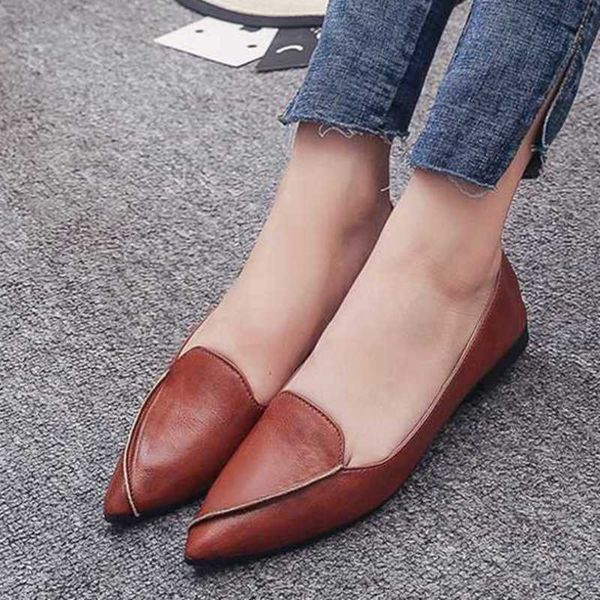 women cute brown light weight slip on flat shoes lady classic black comfort spring & summer office shoes e5962
women cute brown light weight slip on flat shoes lady classic black comfort spring & summer office shoes e5962