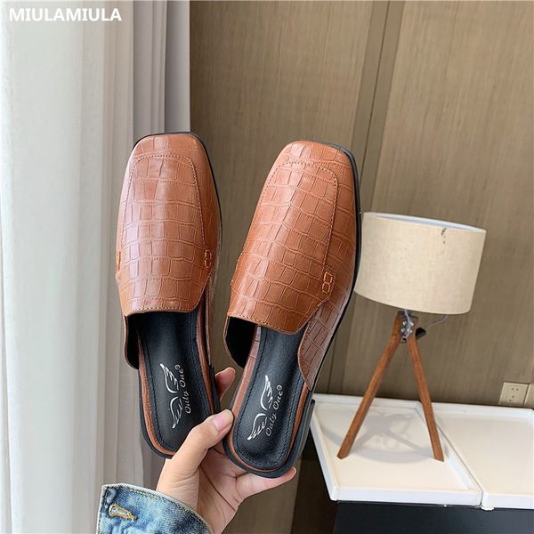 miulamiula 2020 spring new fashion metal chain flat leather slides slip on loafers mules flip flops casual, Black
miulamiula 2020 spring new fashion metal chain flat leather slides slip on loafers mules flip flops casual, Black