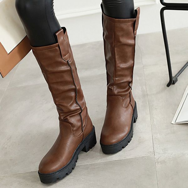 sagace 2019 fashion solid knee high boots autumn winter double buckle women riding motorcycle boots thick heel women shoes, Black
sagace 2019 fashion solid knee high boots autumn winter double buckle women riding motorcycle boots thick heel women shoes, Black