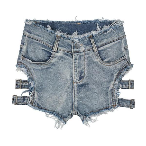 women's jeans summer high waist women denim shorts streetwear ripped short femme tassel hole bandage pants street style, Blue
women's jeans summer high waist women denim shorts streetwear ripped short femme tassel hole bandage pants street style, Blue