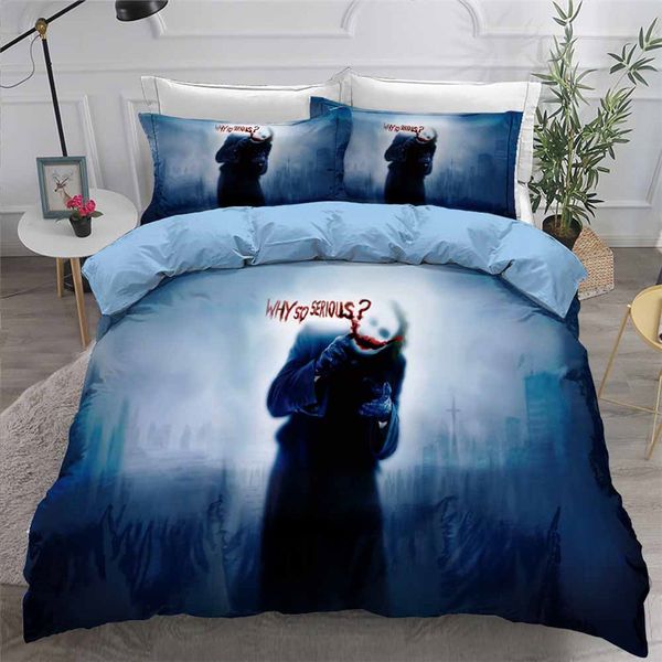 helengili 3d bedding set clown joker print duvet cover set bedcloth with pillowcase bed home textiles #jo17
helengili 3d bedding set clown joker print duvet cover set bedcloth with pillowcase bed home textiles #jo17