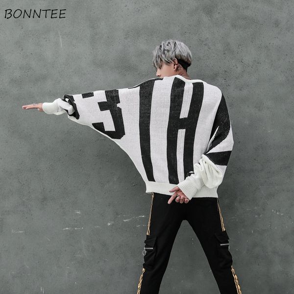 sweaters men o-neck striped simple loose oversize korean style hip hop leisure knitting soft sweater mens ulzzang clothing new, White;black
sweaters men o-neck striped simple loose oversize korean style hip hop leisure knitting soft sweater mens ulzzang clothing new, White;black