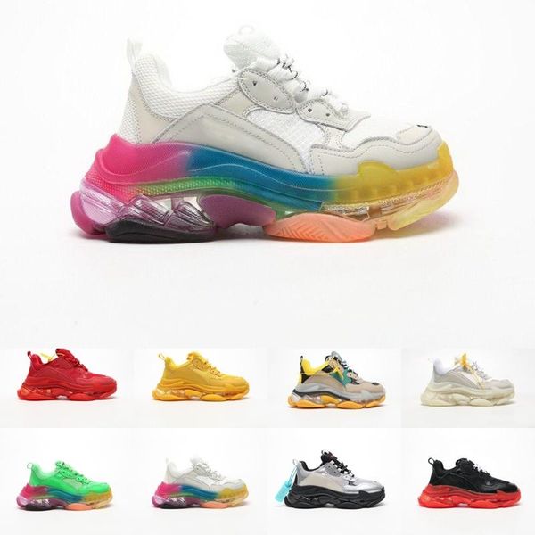 2019 new luxury crystal bottom rainbow casual shoes triple s sneaker designer old dad sneaker boots mens women casual shoes sneakers 36-45
2019 new luxury crystal bottom rainbow casual shoes triple s sneaker designer old dad sneaker boots mens women casual shoes sneakers 36-45