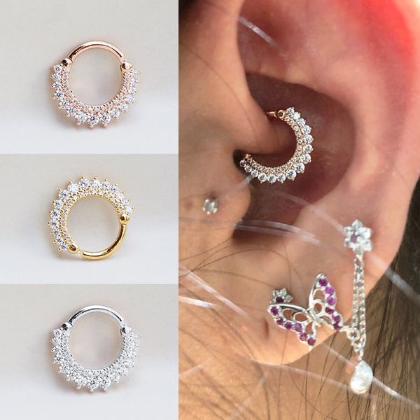 canner 1pcs ins bling hoop earrings 925 sterling silver circle round charm hoop earring for women men couples ear bone buckle, Golden;silver
canner 1pcs ins bling hoop earrings 925 sterling silver circle round charm hoop earring for women men couples ear bone buckle, Golden;silver