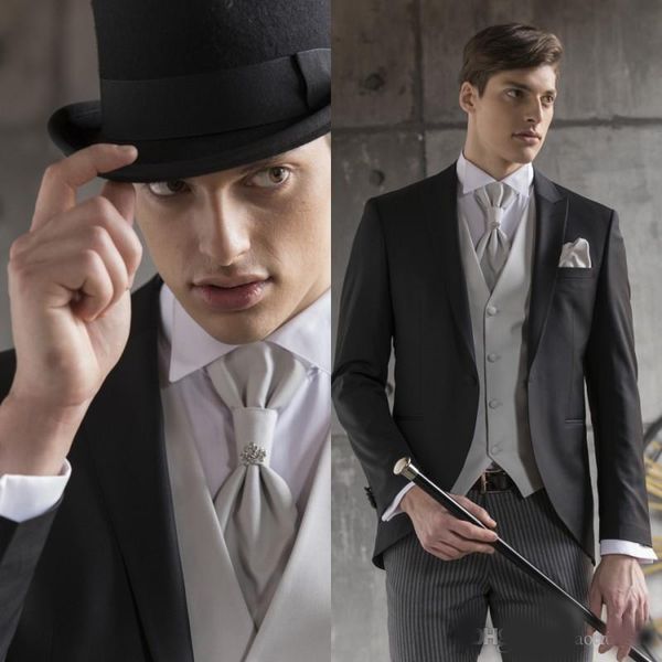 fashion black groom tuxedos peak lapel slim fit mens wedding tuxedos excellent man jacket blazer 3 piece suit(jacket+pants+vest+tie, Black;gray
fashion black groom tuxedos peak lapel slim fit mens wedding tuxedos excellent man jacket blazer 3 piece suit(jacket+pants+vest+tie, Black;gray