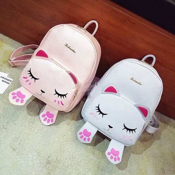 1 pc girls cute cat backpacks children kids primary school double shoulder bag cartoon lovely cat pu leather backpack dropship
1 pc girls cute cat backpacks children kids primary school double shoulder bag cartoon lovely cat pu leather backpack dropship