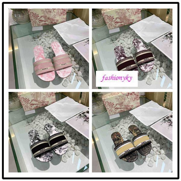 new slippers summer luxury woman beach alphabet slippers designer sandals knitted cloth embroidery woman shoes, Black
new slippers summer luxury woman beach alphabet slippers designer sandals knitted cloth embroidery woman shoes, Black